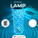 Crystal Touch Night Light – 16 Color Rose Diamond Table Lamp with Remote & USB Rechargeable | Romantic LED Decor for Bedroom, Living Room & Gifts